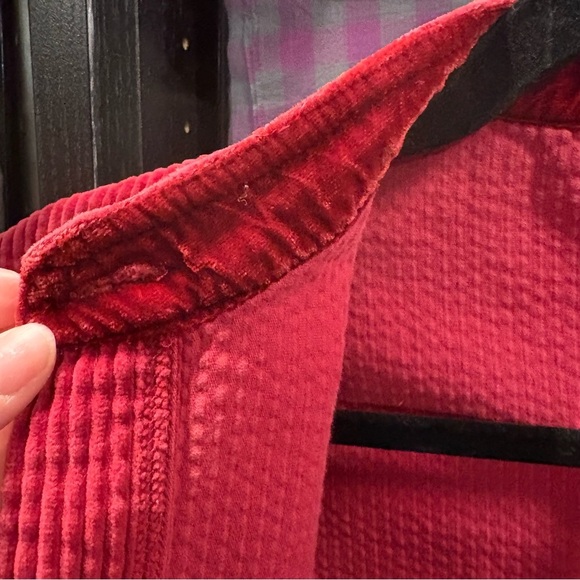 Vintage red corduroy jacket shirt from J.Jill - Picture 4 of 8